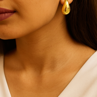 Classic Gold Teardrop Earrings